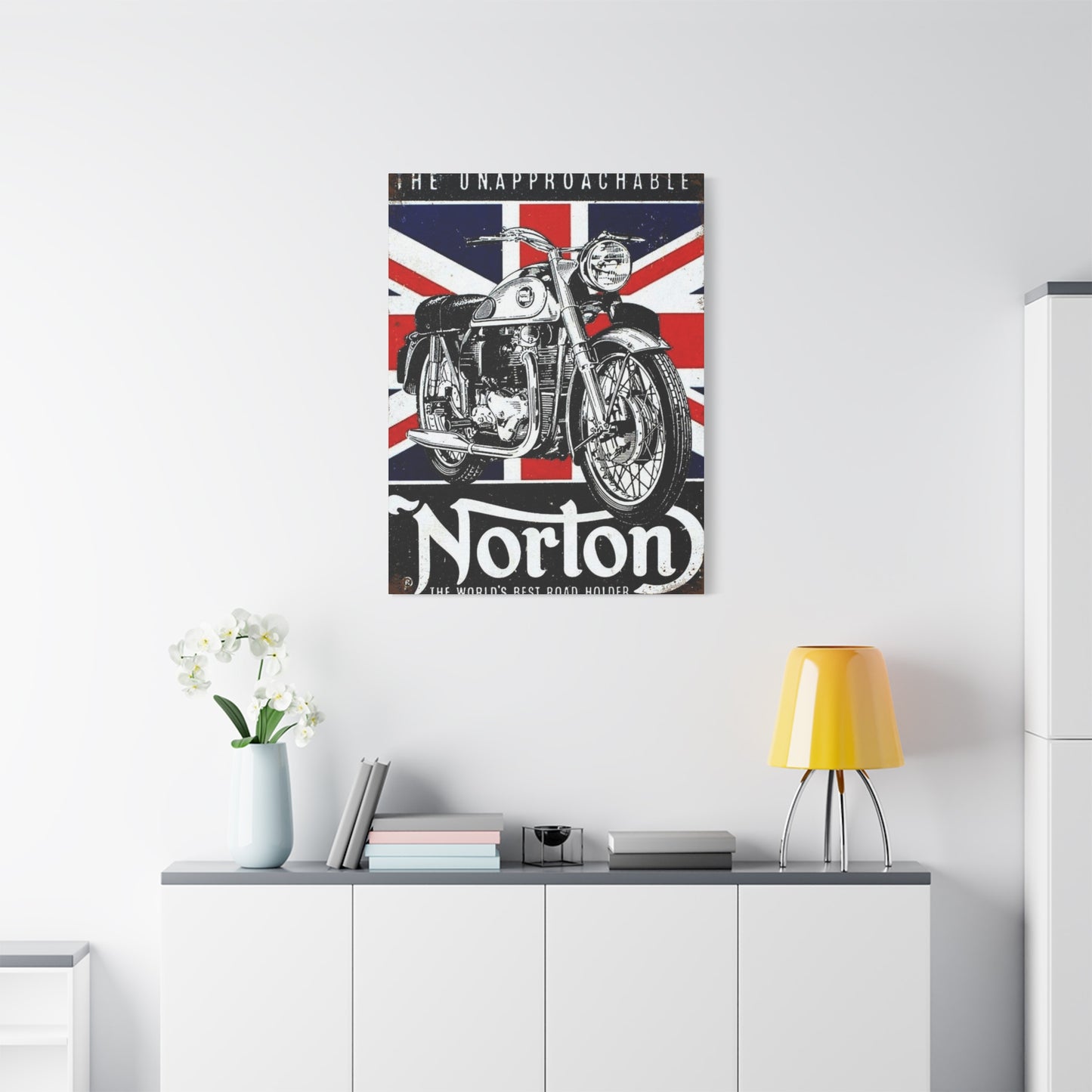 Classic British Motorcycle Wall Art & Canvas Prints