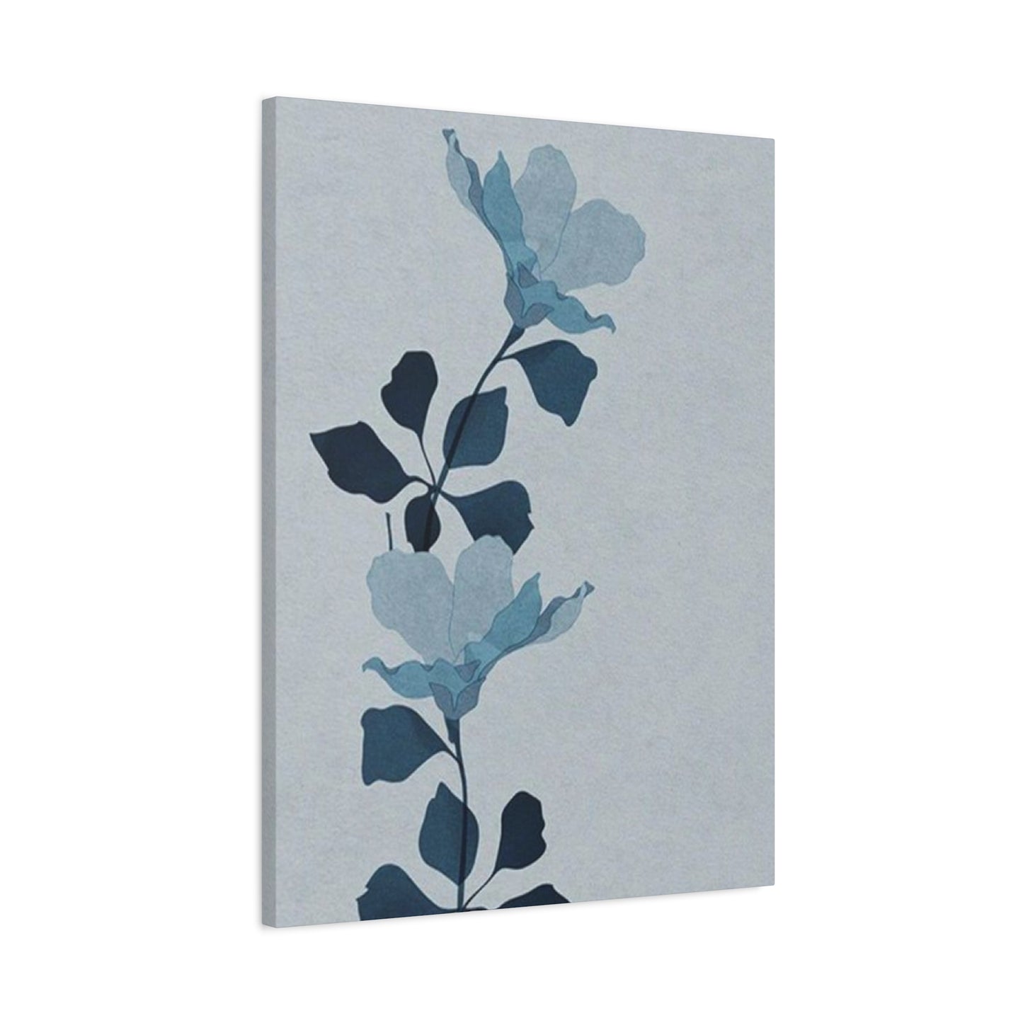 Blue Leaves Entryway Wall Art & Canvas Prints