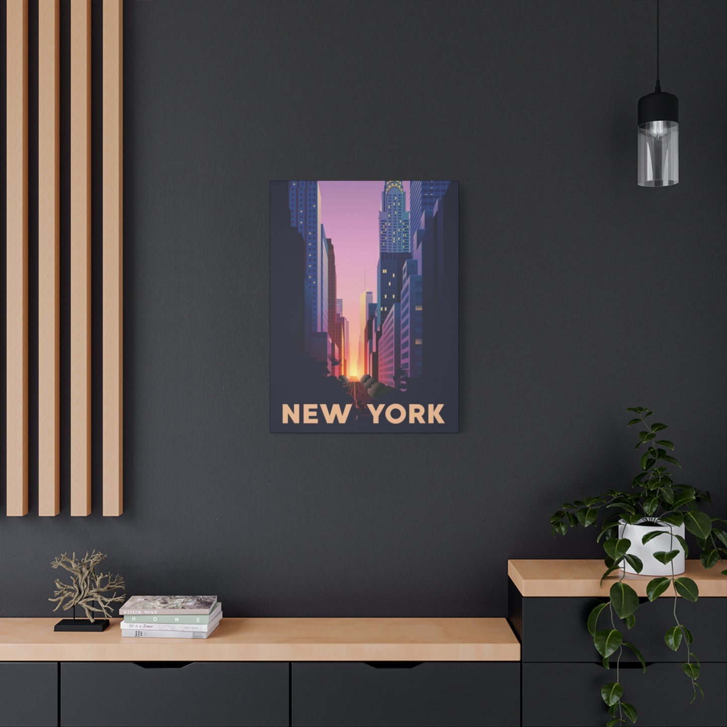 Streets Sunset Of New York City Wall Art & Canvas Prints