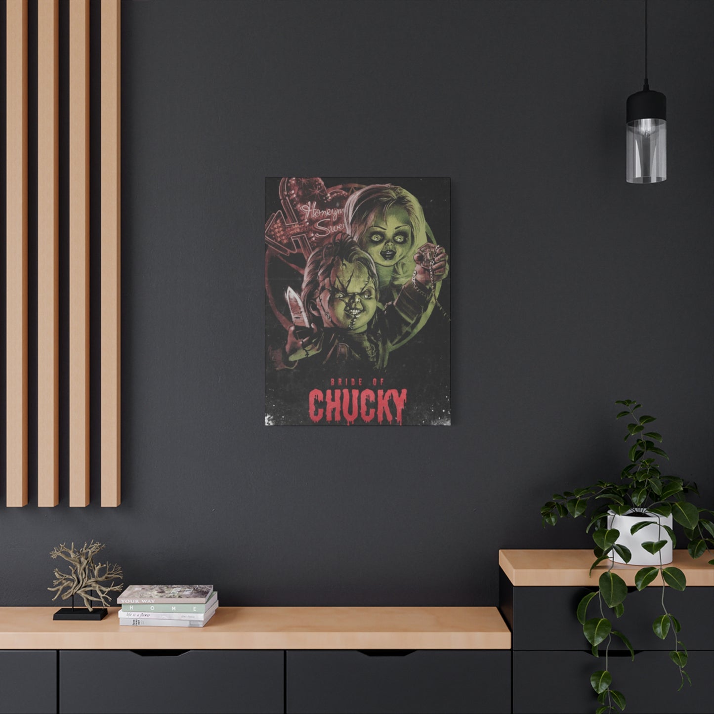 Bride of Chucky Horror Movie Poster Wall Art & Canvas Prints