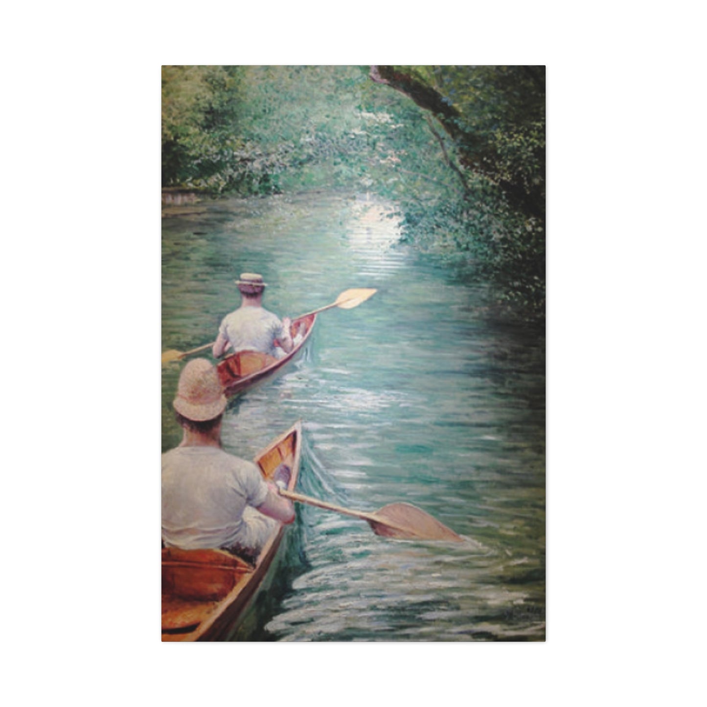 Gustav Kayaking Painting Wall Art & Canvas Prints