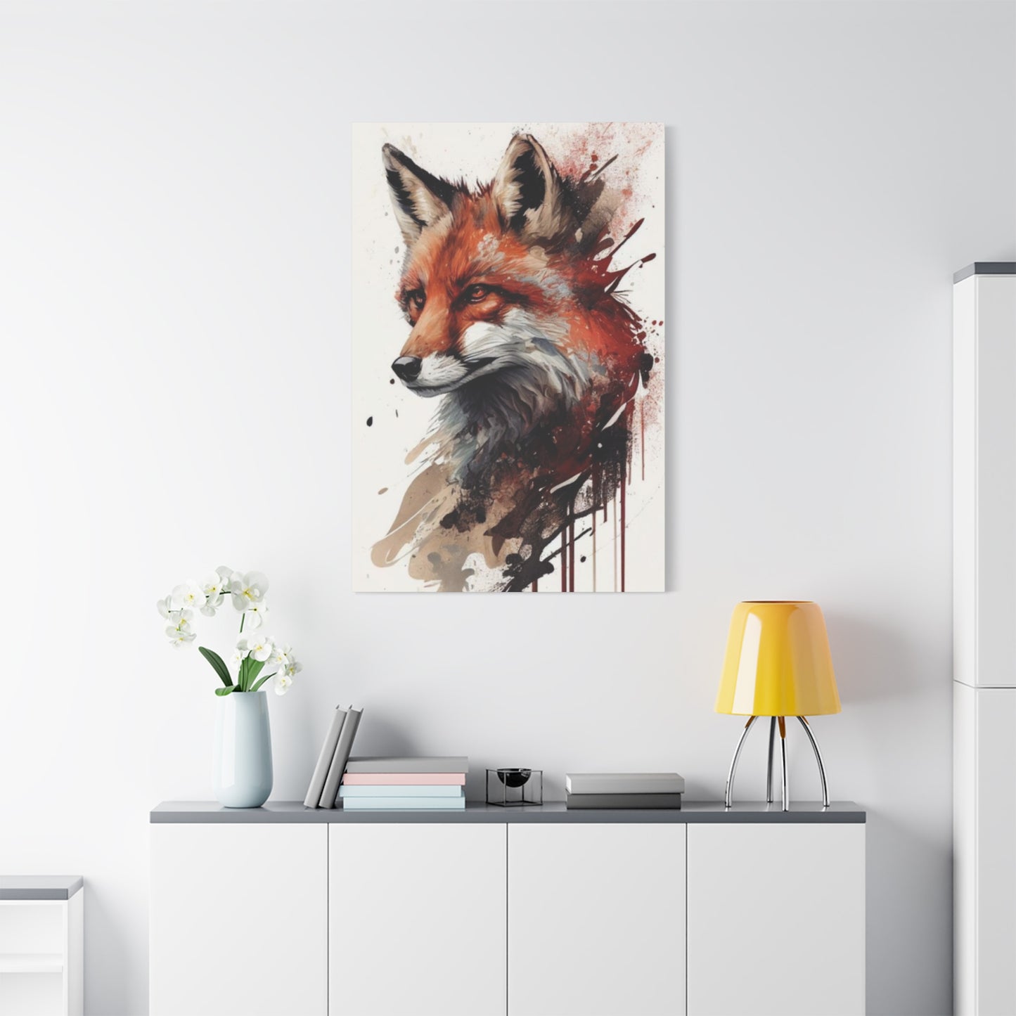 The Abstract Red Fox Wall Art & Canvas Prints