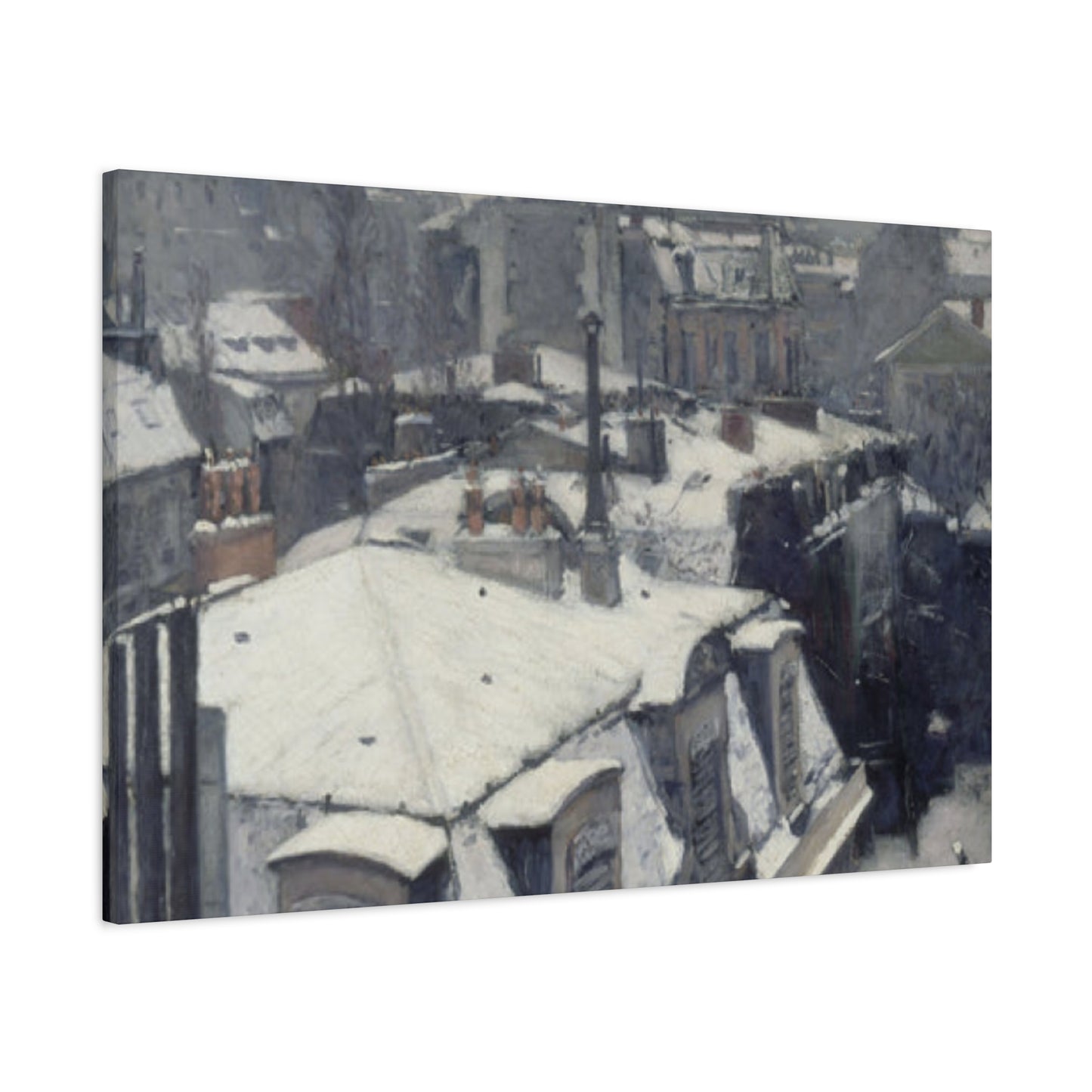 Gustav Snowfall Painting Wall Art & Canvas Prints