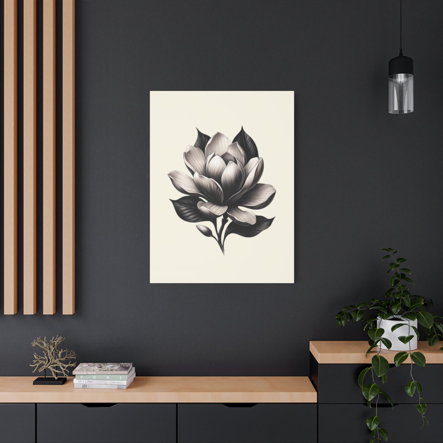 Yellow Magnolia Flower Painting Wall Art & Canvas Prints