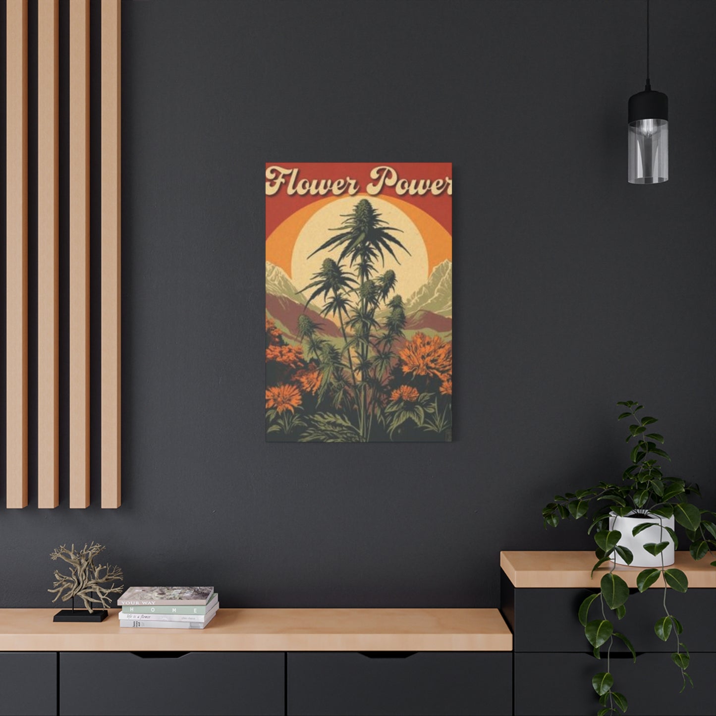 Flower Power Marijuana Wall Art & Canvas Prints