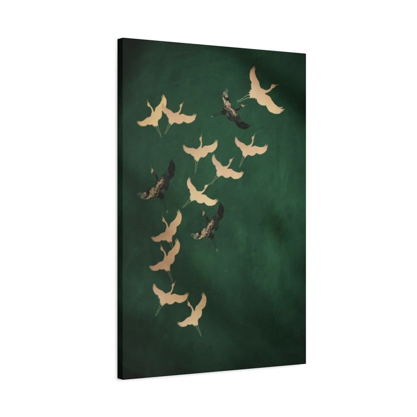 Golden Birds Flying Wall Art & Canvas Prints