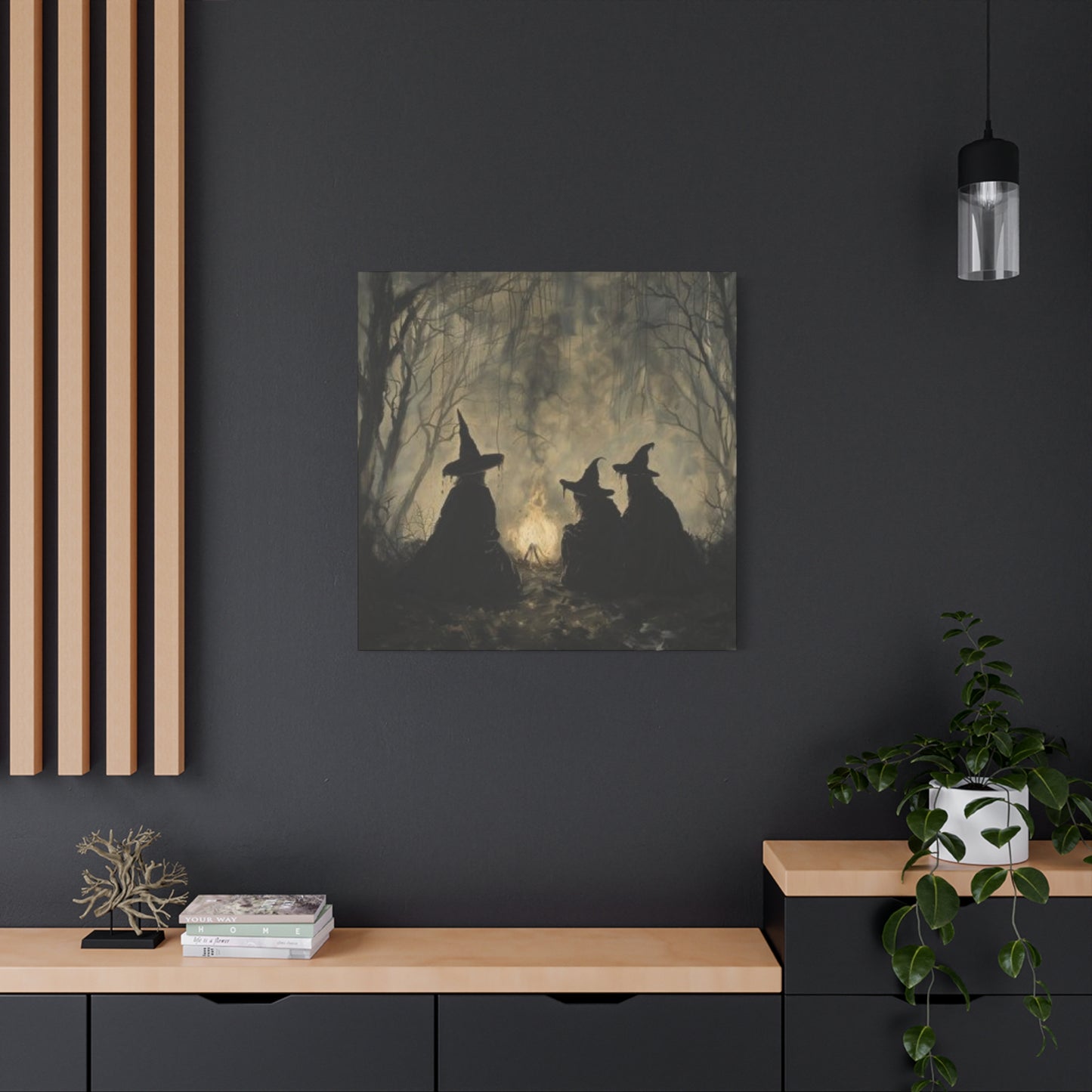 Witches Sitting Wall Art & Canvas Prints