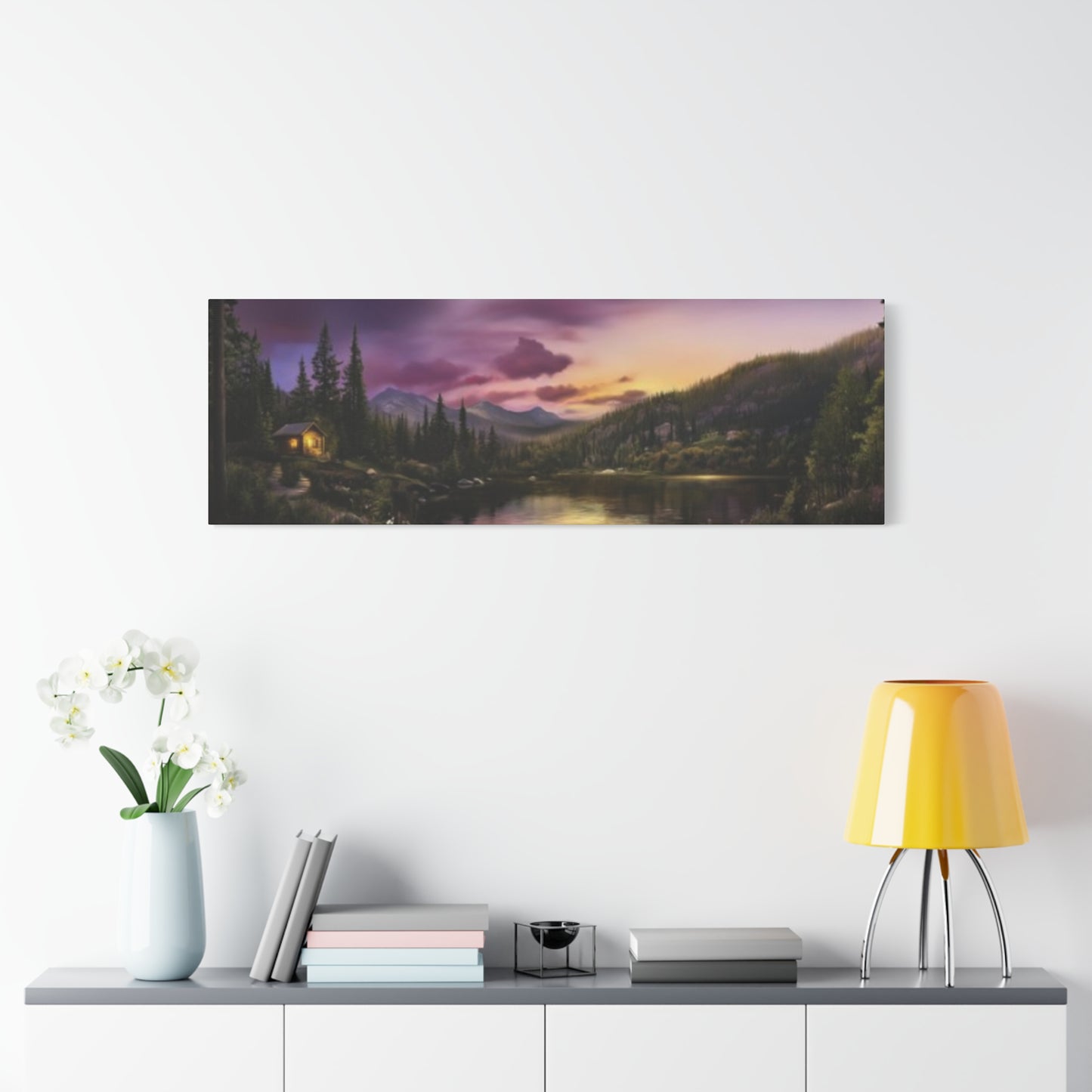 Evening In Wildlife Panoramas Wall Art & Canvas Prints