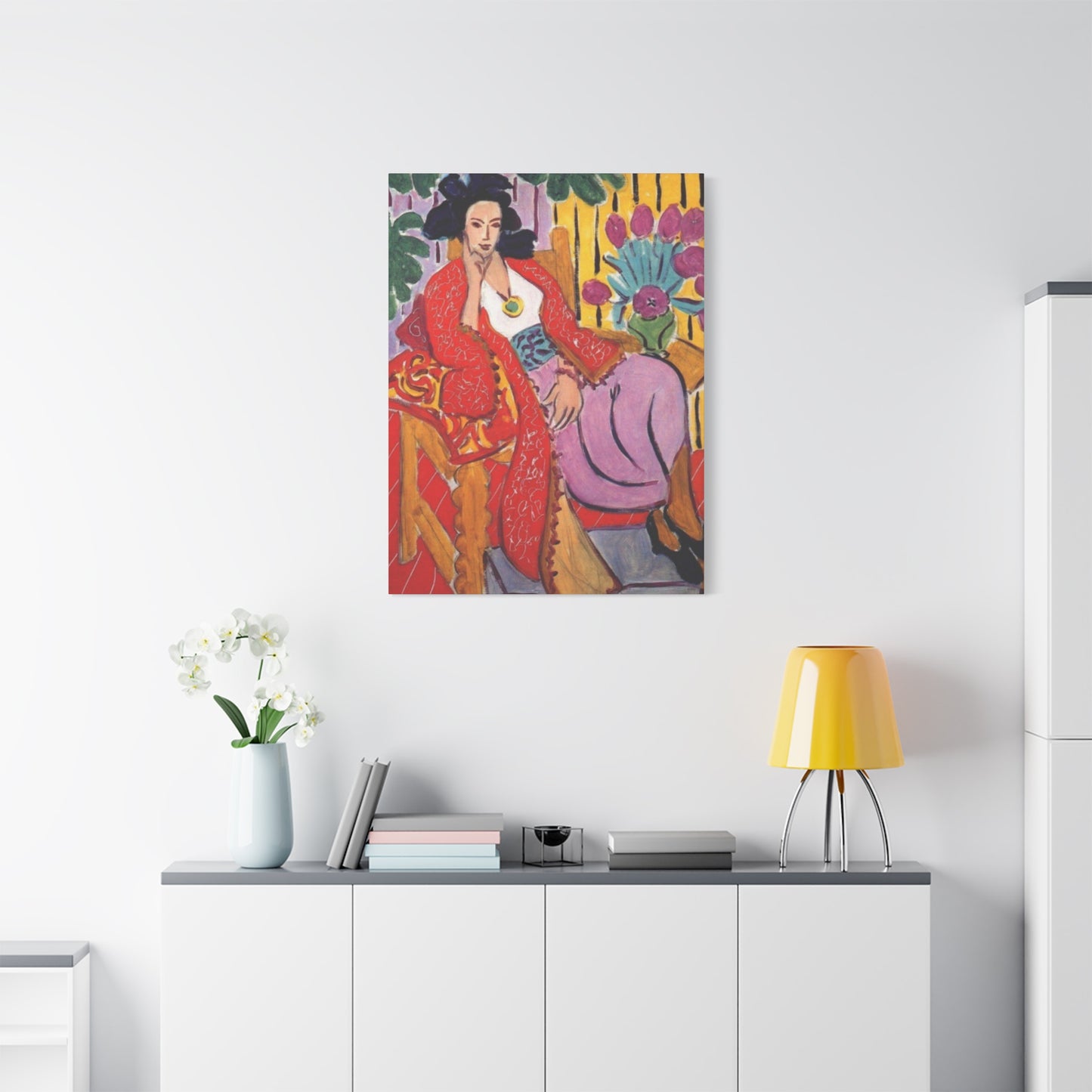 Asian King Abstract Modernism Wall Art & Canvas Prints