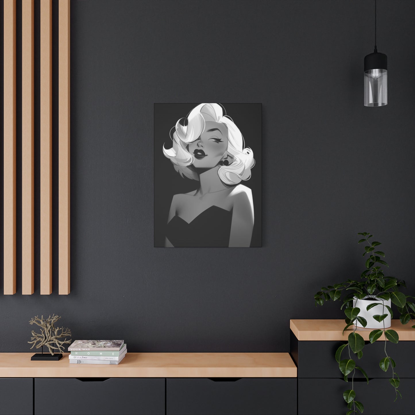 Beautiful Marilyn Monroe Cartoon Wall Art & Canvas Prints