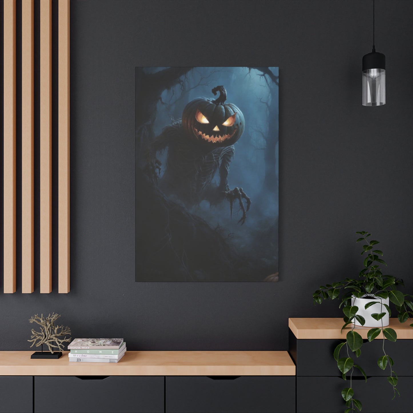 Halloween Scary Painting Wall Art & Canvas Prints