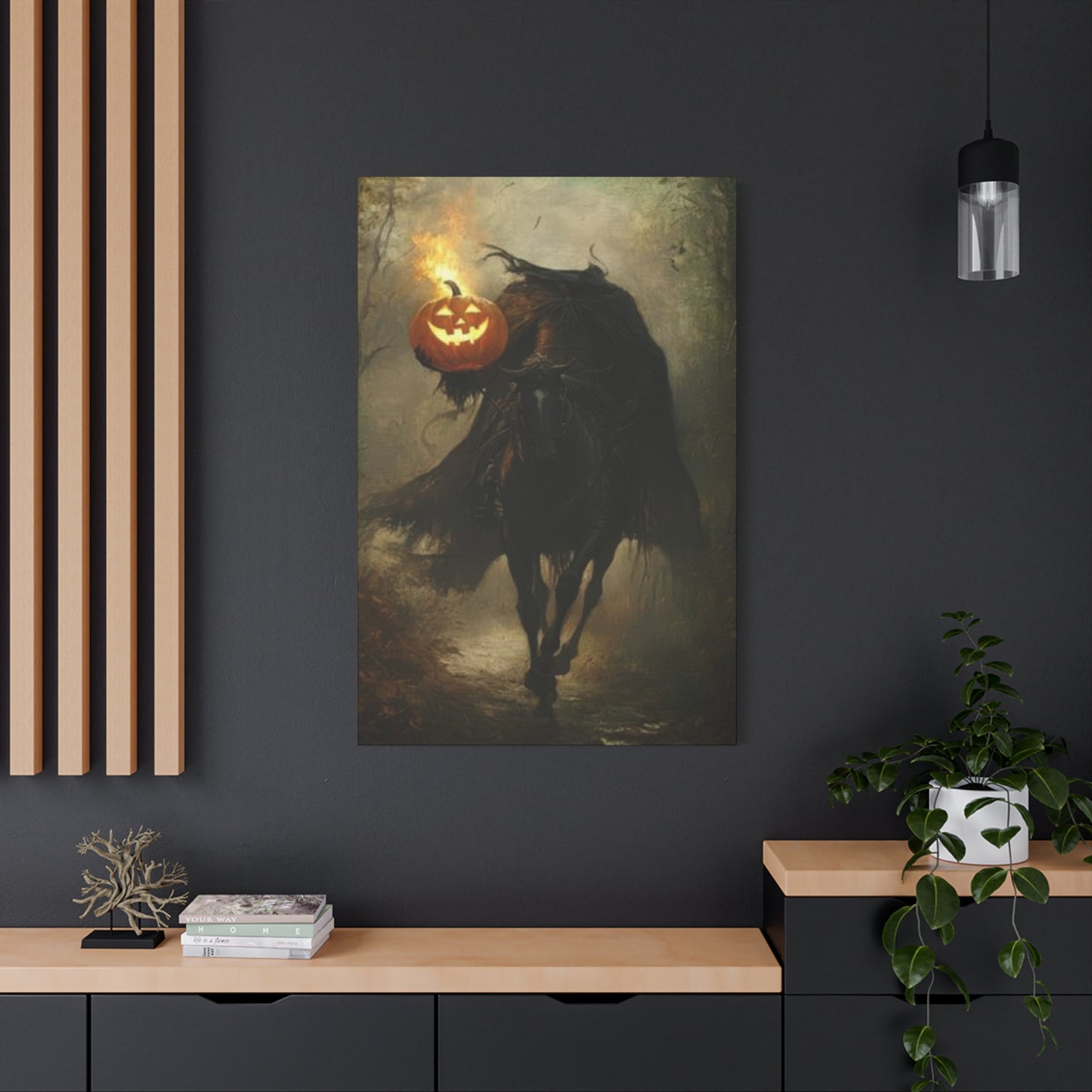 Halloween Horse Rider Wall Art & Canvas Prints