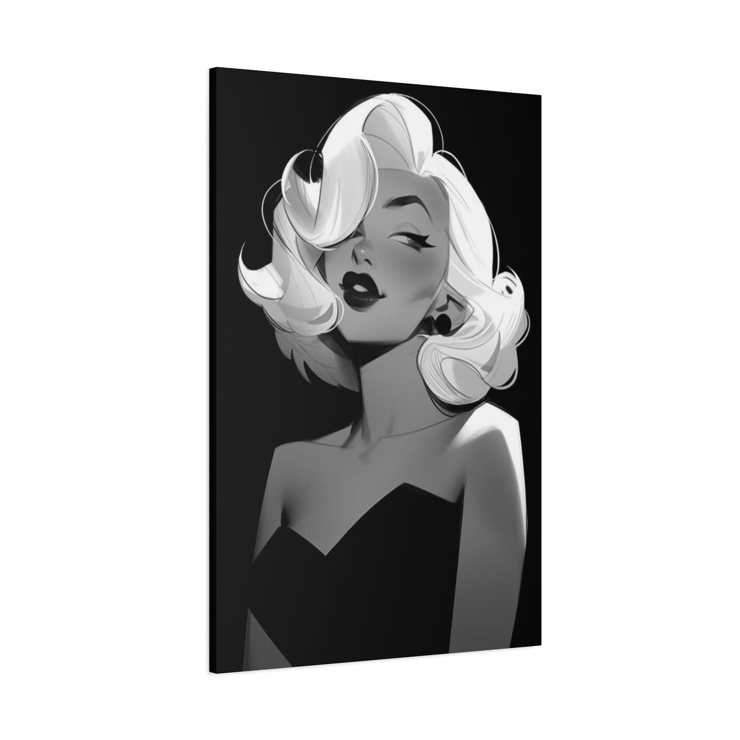 Beautiful Marilyn Monroe Cartoon Wall Art & Canvas Prints