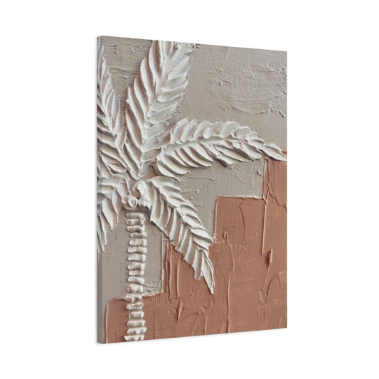 White Palm Tree Poster Wall Art & Canvas Prints