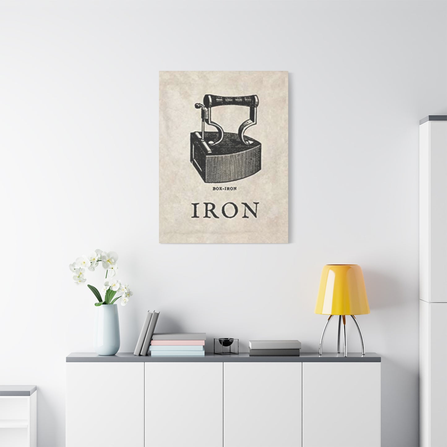 Box Iron Laundry Wall Art & Canvas Prints