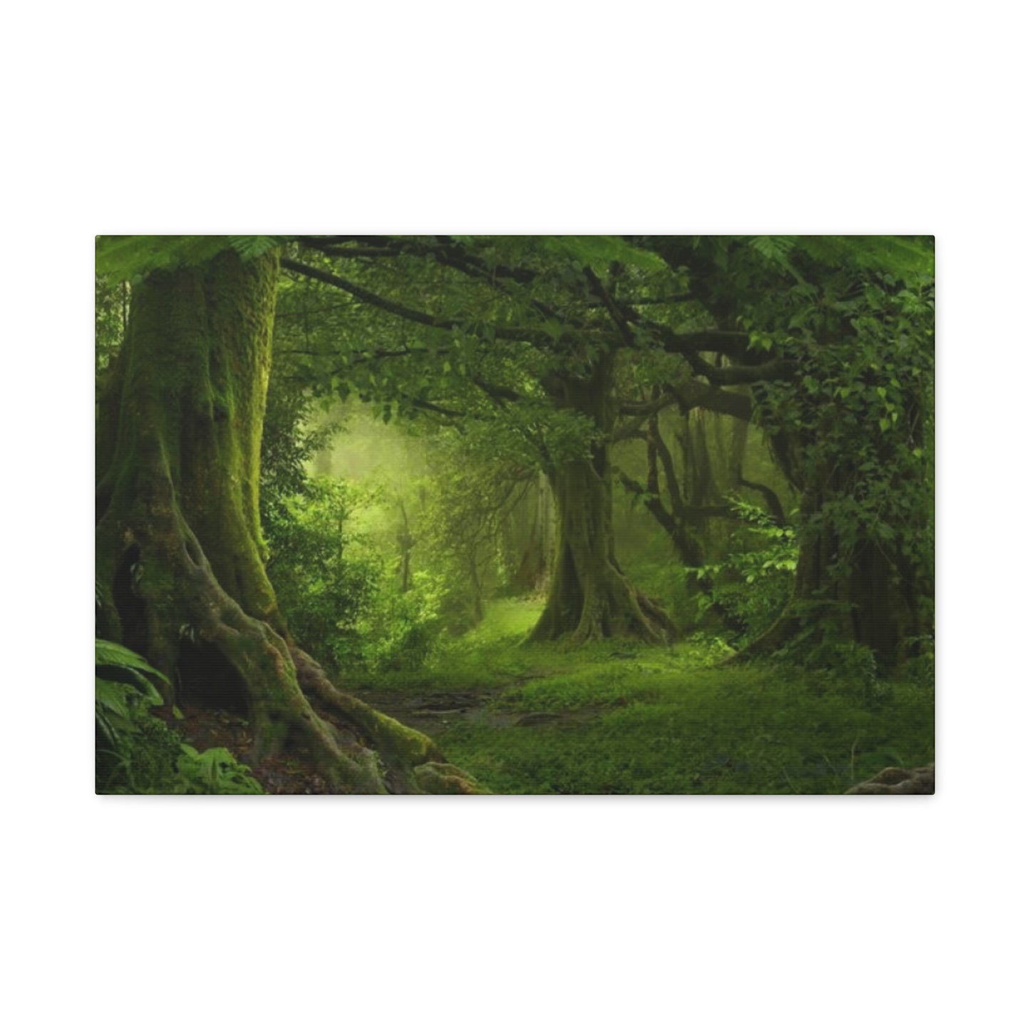 Green Tropical Forest Wall Art & Canvas Prints