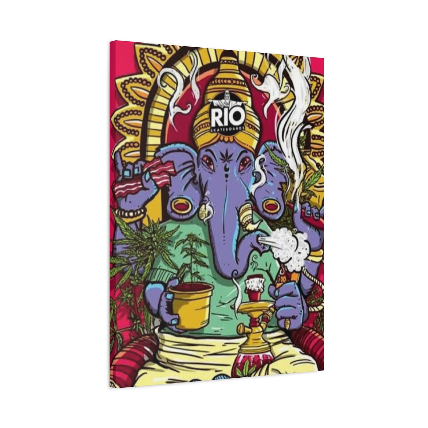 Hukkah Poster Marijuana Wall Art & Canvas Prints