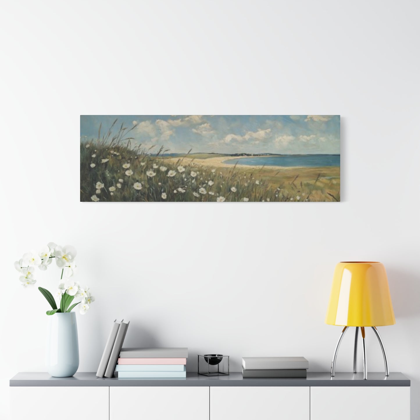 Flower On Beach Panoramas Wall Art & Canvas Prints