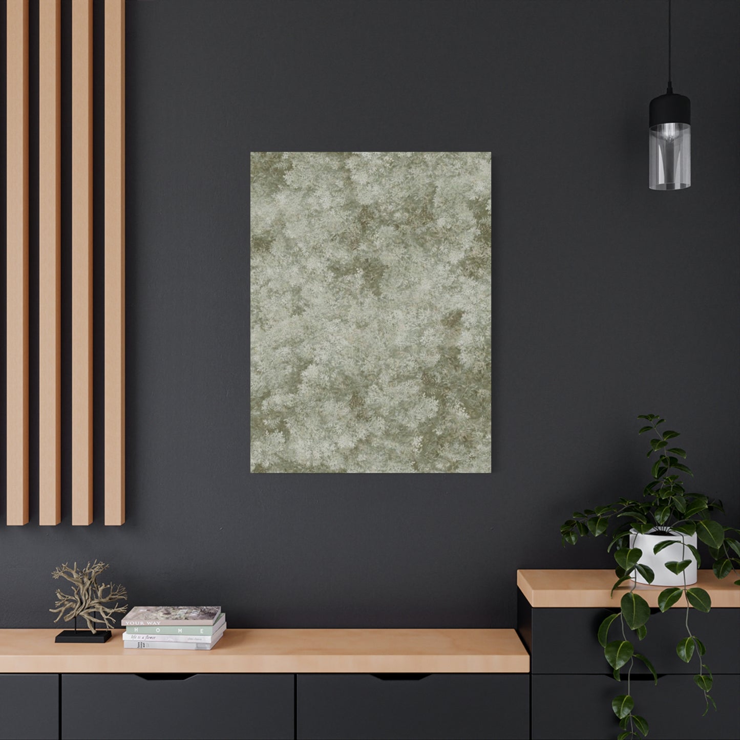 Random Beautiful Olive Green Painting Wall Art & Canvas Prints