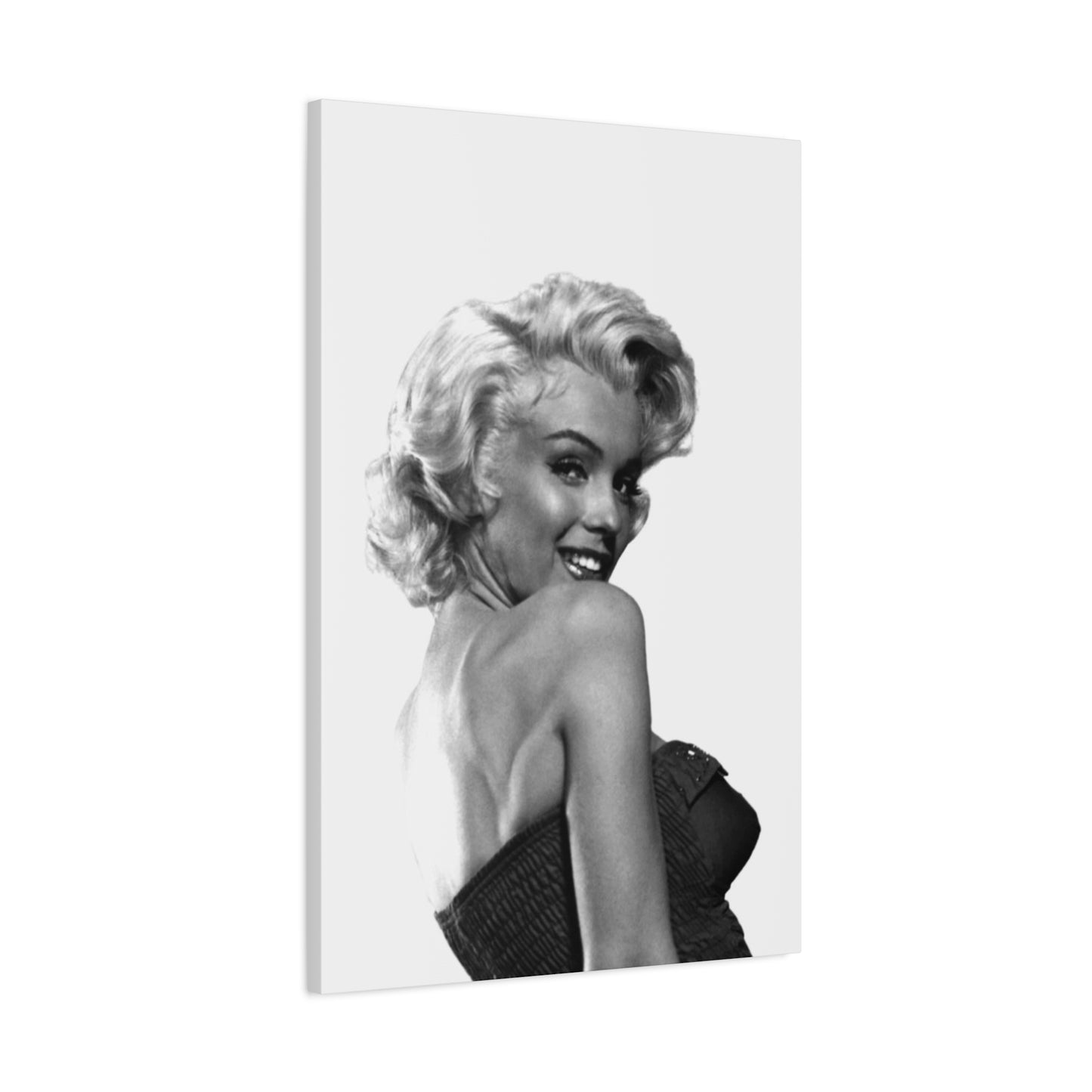 Monochrome Beautiful Marilyn Monroe Candid Wall Art & Canvas Prints