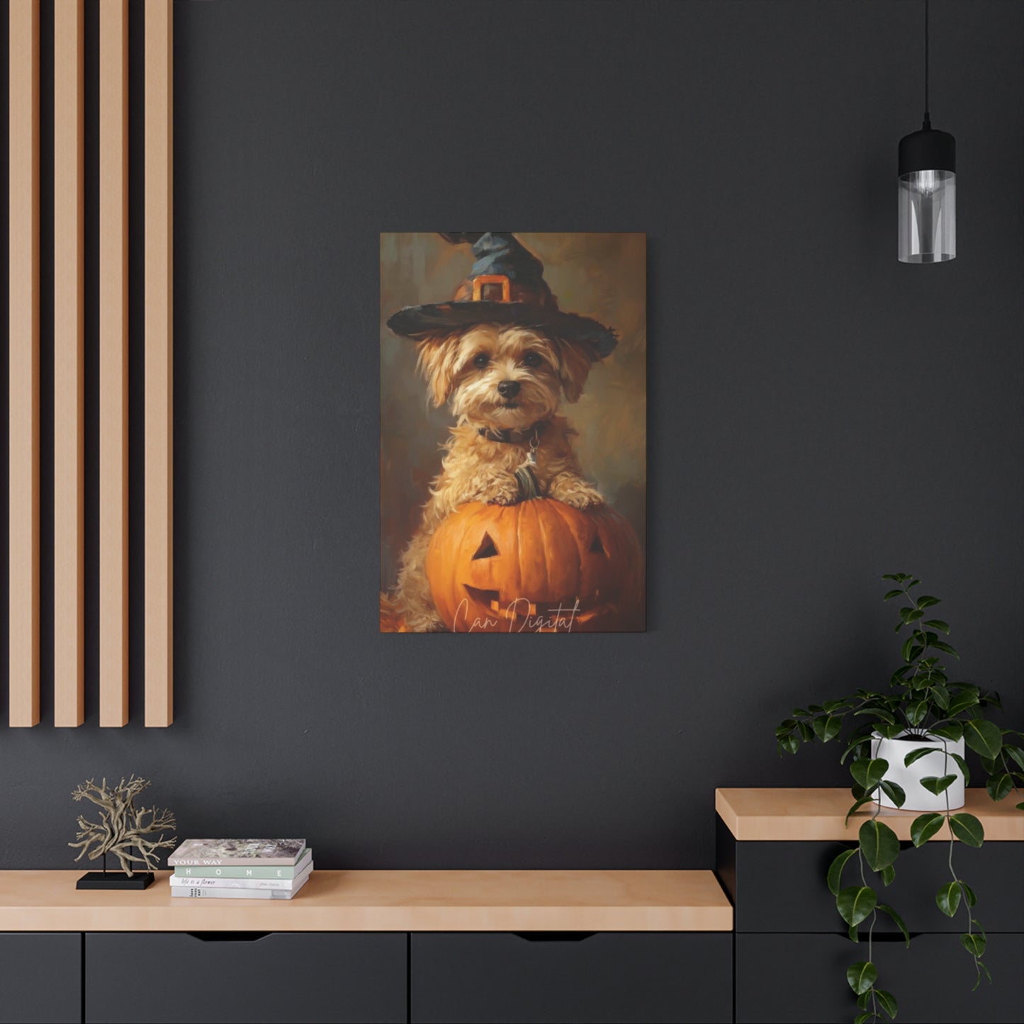 Halloween Dog Wall Art & Canvas Prints