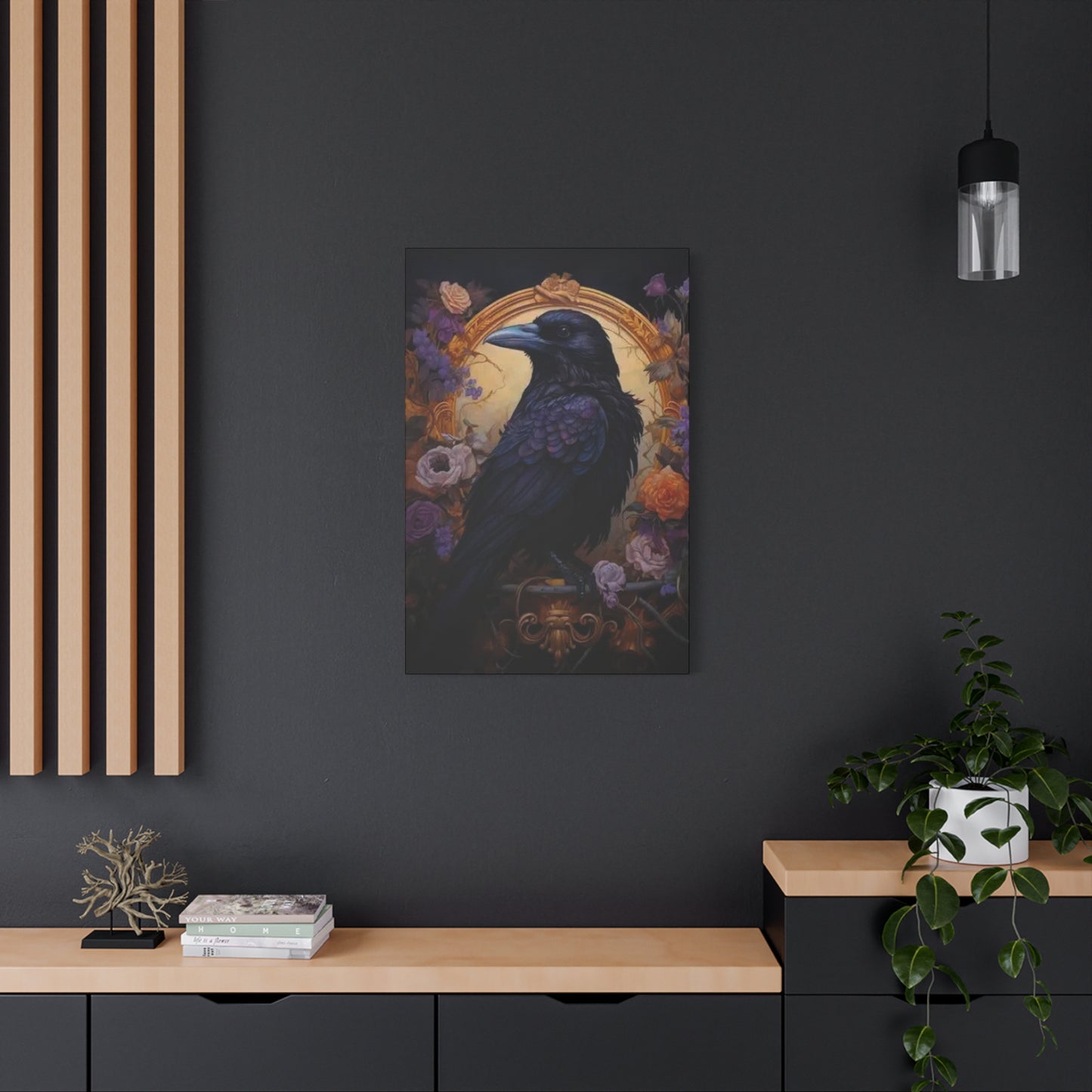 Scary Crow Wall Art & Canvas Prints