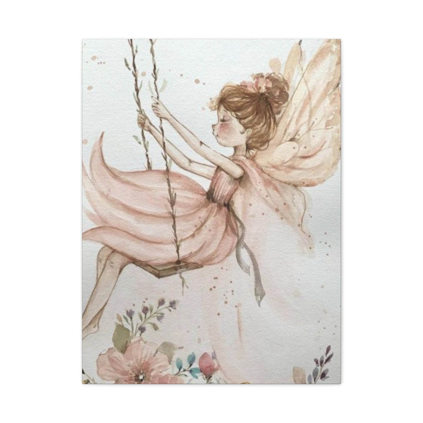 Girl Swing Fairies Wall Art & Canvas Prints