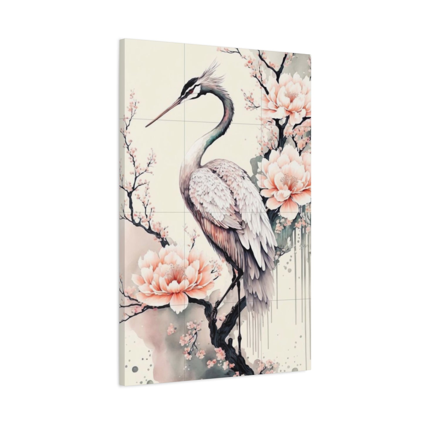 Pink Heron Wall Art & Canvas Prints