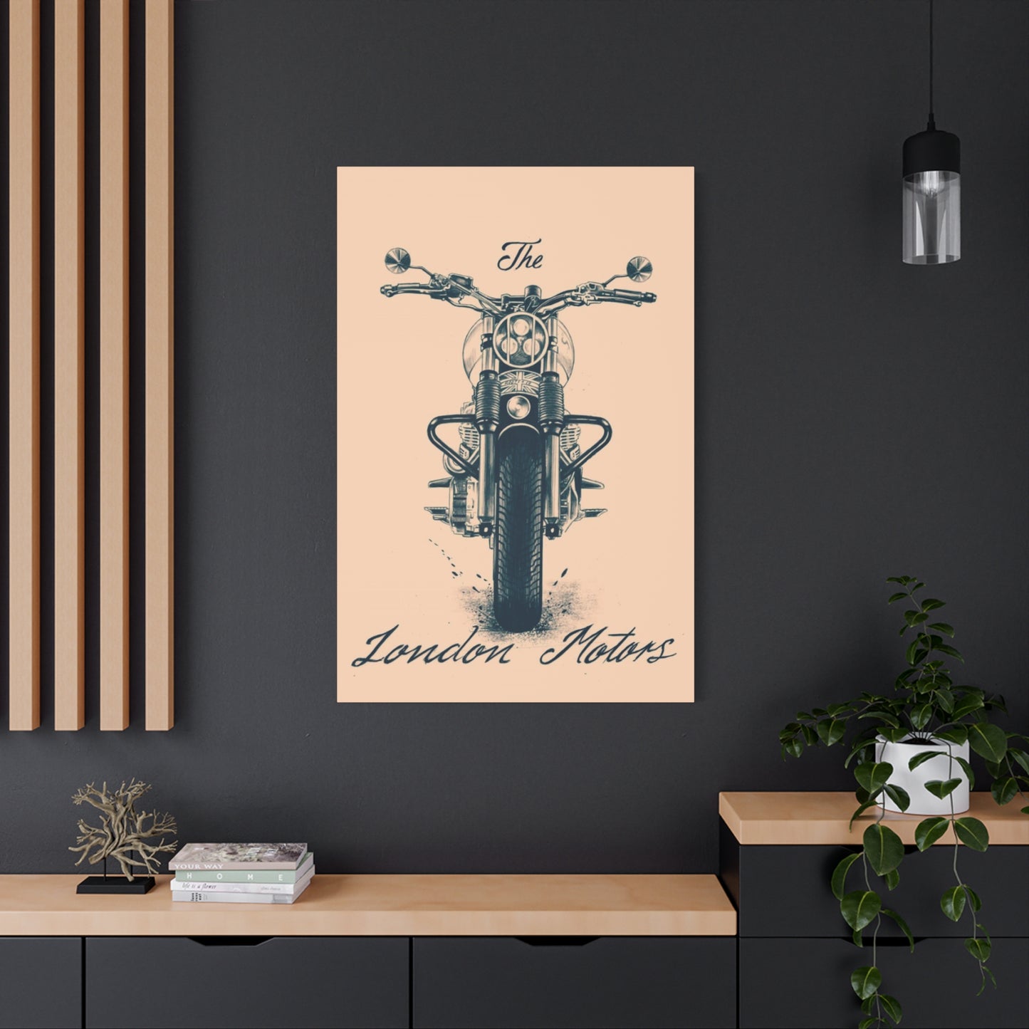 The London Motors Motorcycle Wall Art & Canvas Prints