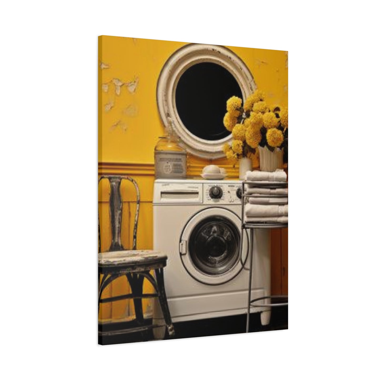 Washer in Beautiful Laundry room Wall Art & Canvas Prints