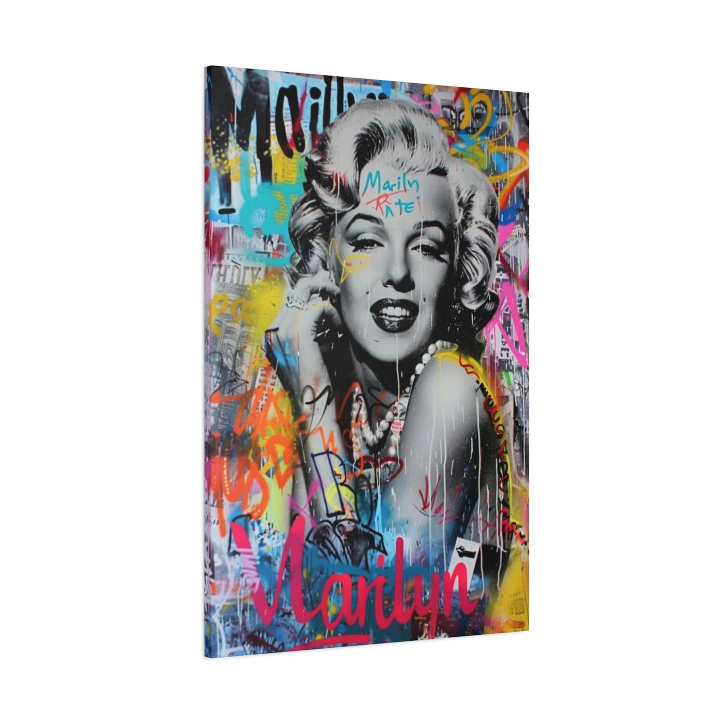 Marilyn Monroe Abstract Drawing Wall Art & Canvas Prints