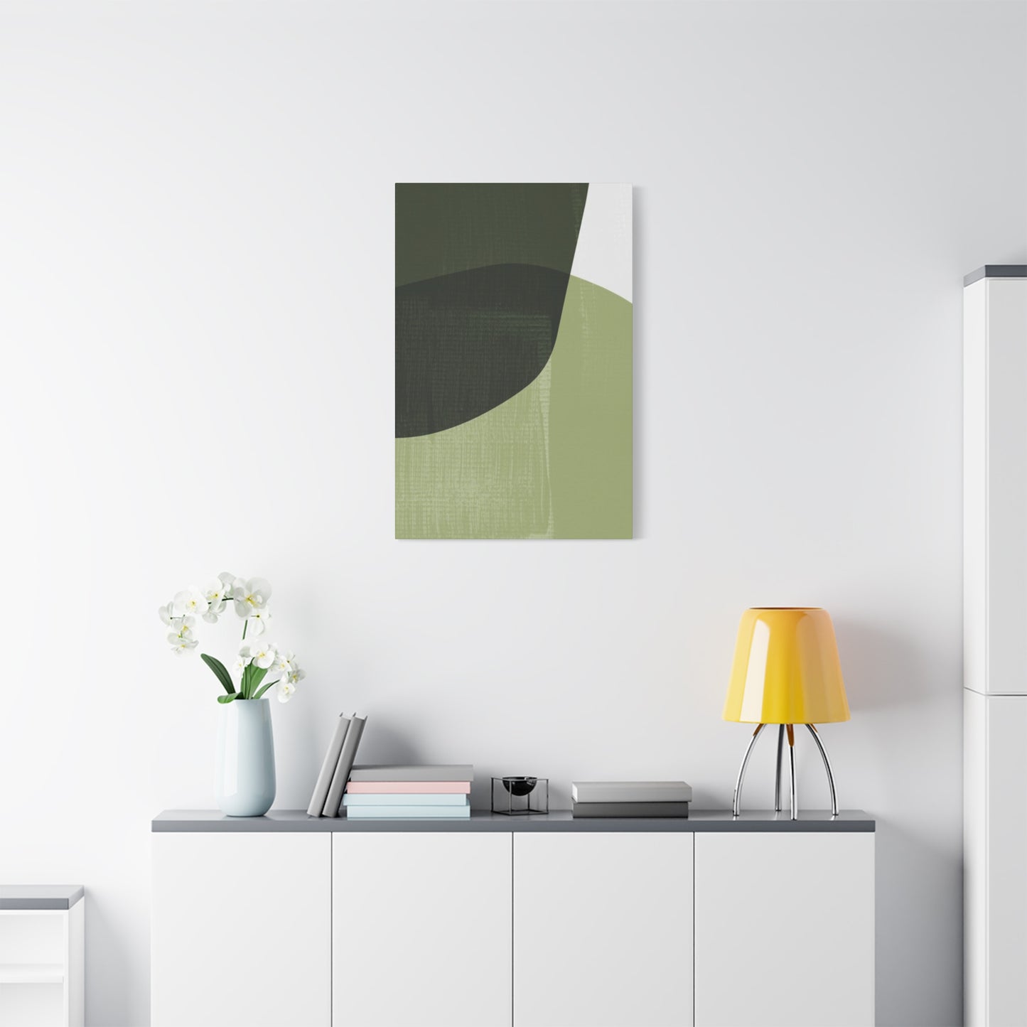 Three Shades Of Olive Green Wall Art & Canvas Prints