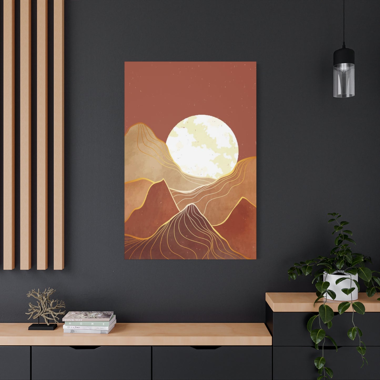 Mountain Sunset Entryway Wall Art & Canvas Prints