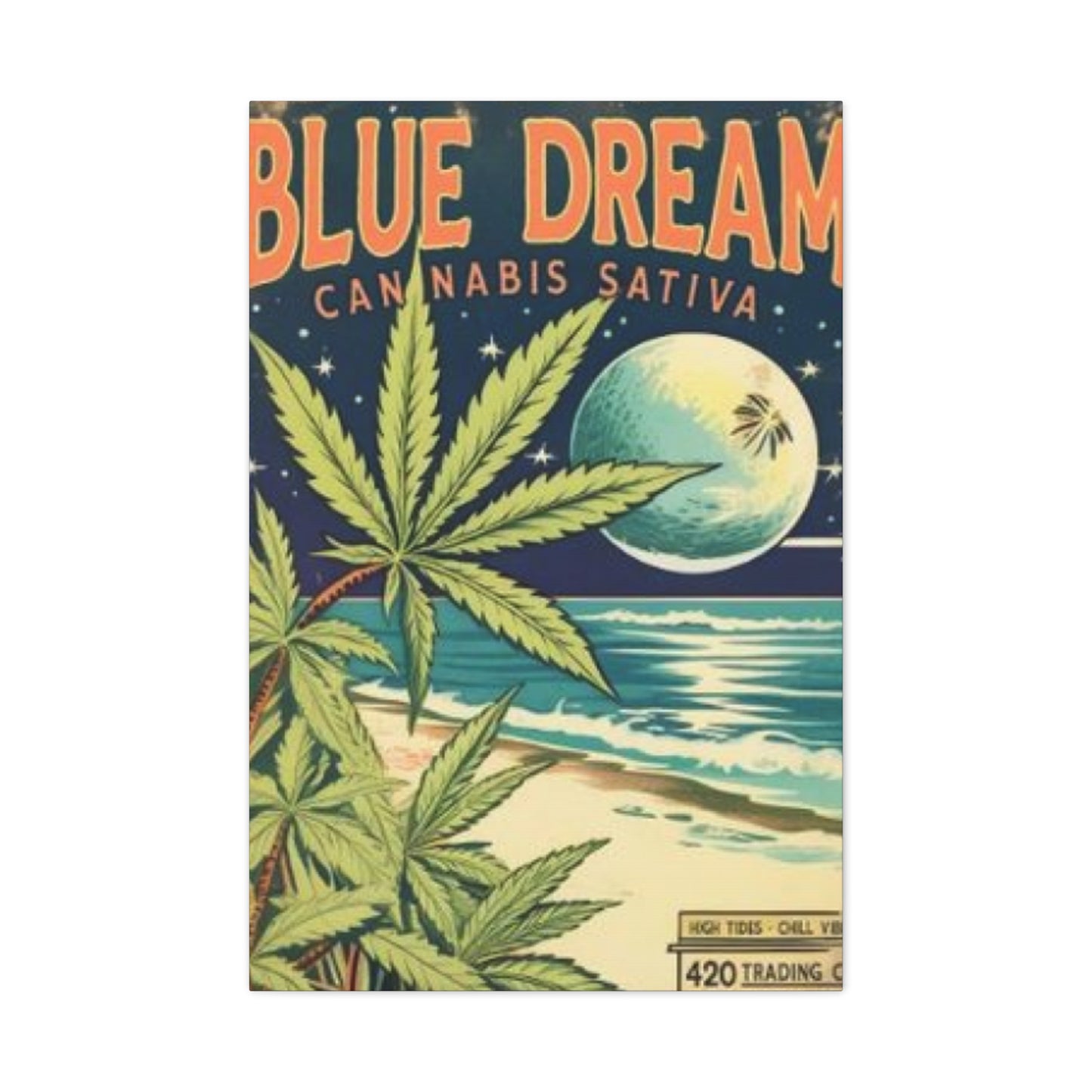 Blue Dream Marijuana Wall Art & Canvas Prints