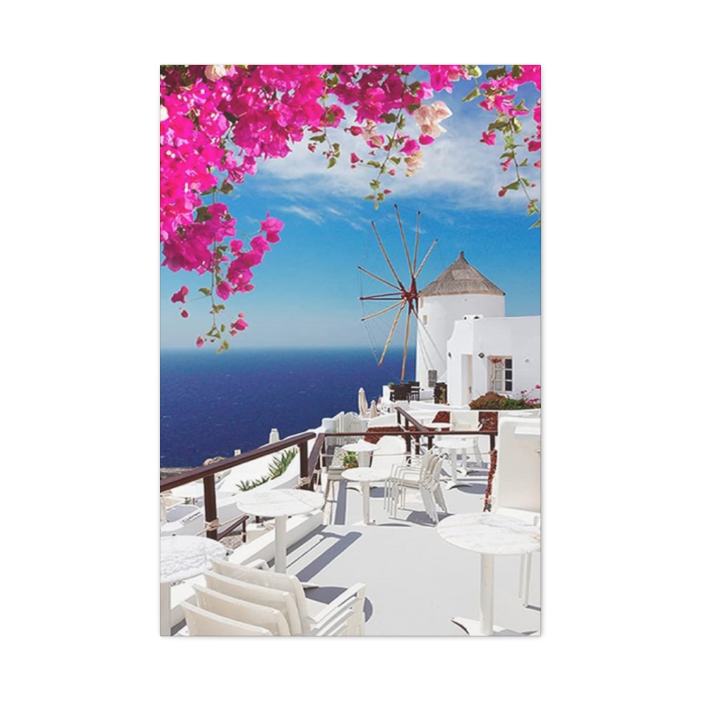 Greece Windmill Wall Art & Canvas Prints