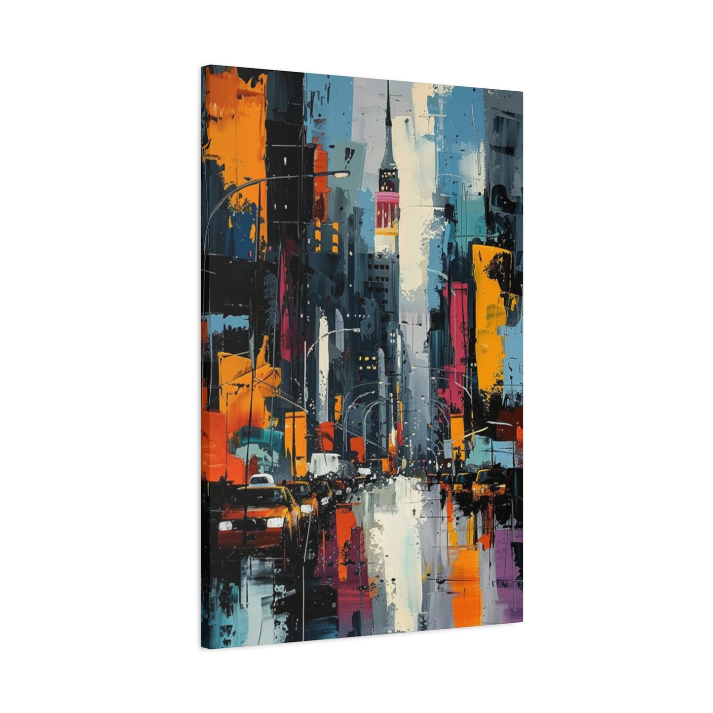 Painting Of Streets Of New York City Wall Art & Canvas Prints