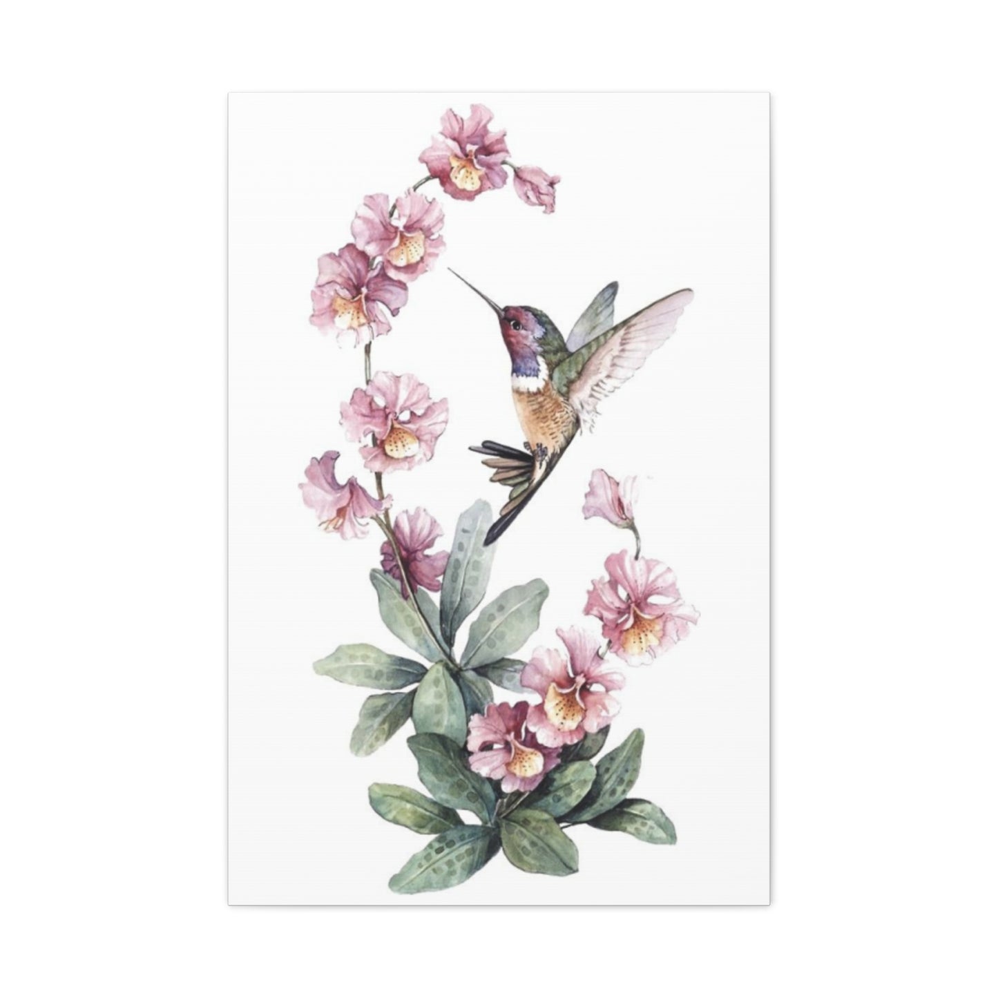 Flying Humming Bird Painting Wall Art & Canvas Prints