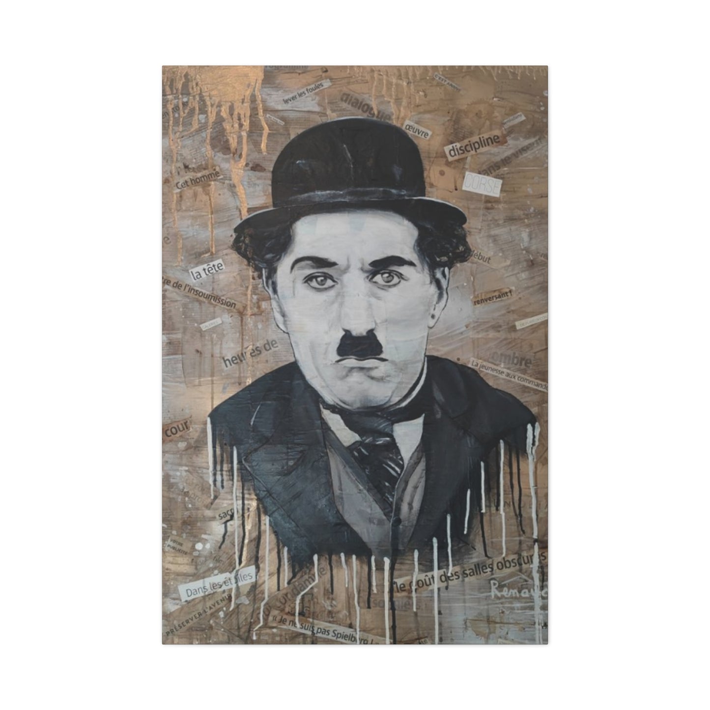 Charlie Chaplin Man Cave Decor Wall Art & Canvas Prints