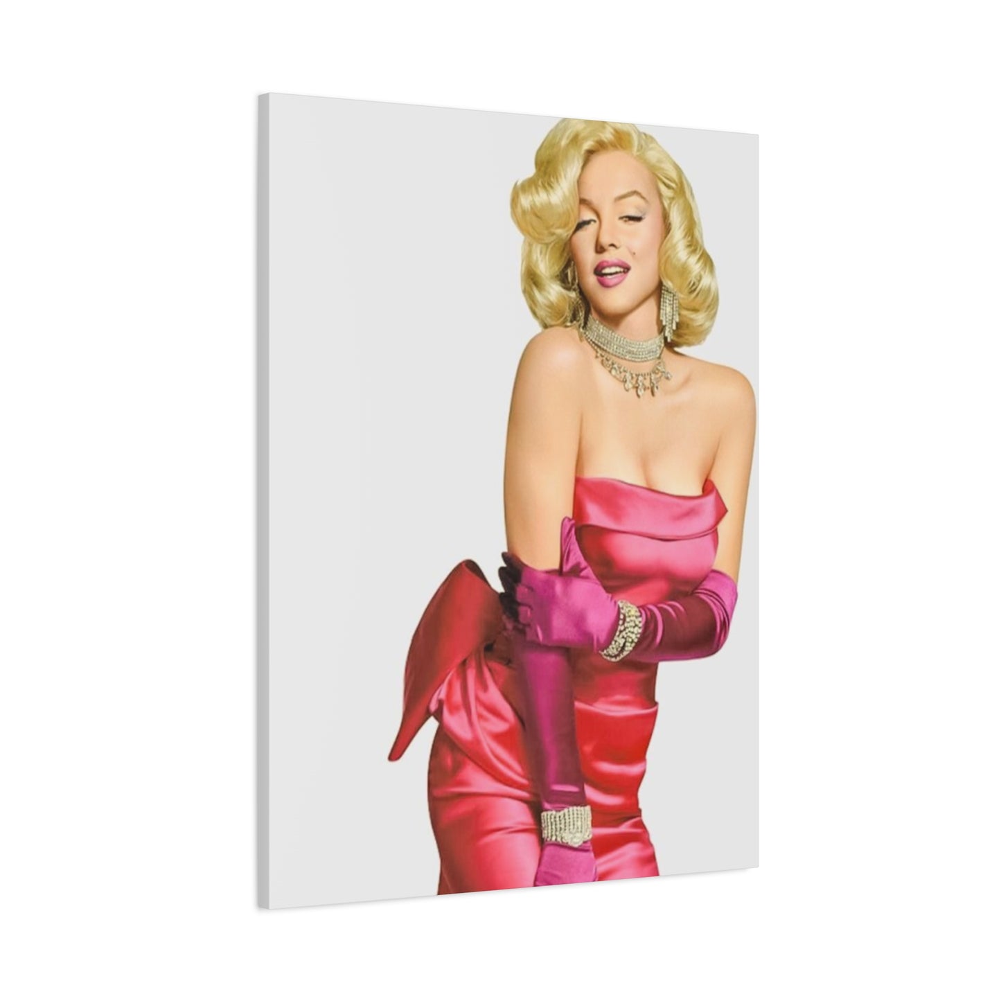 Beautiful Dress Of Marilyn Monroe Wall Art & Canvas Prints