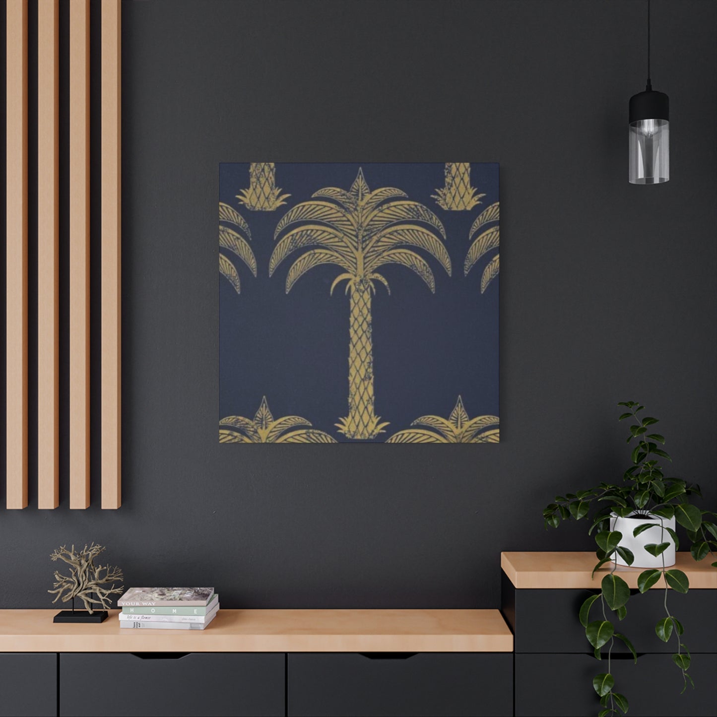 Palm Tree Symbol Decor Wall Art & Canvas Prints