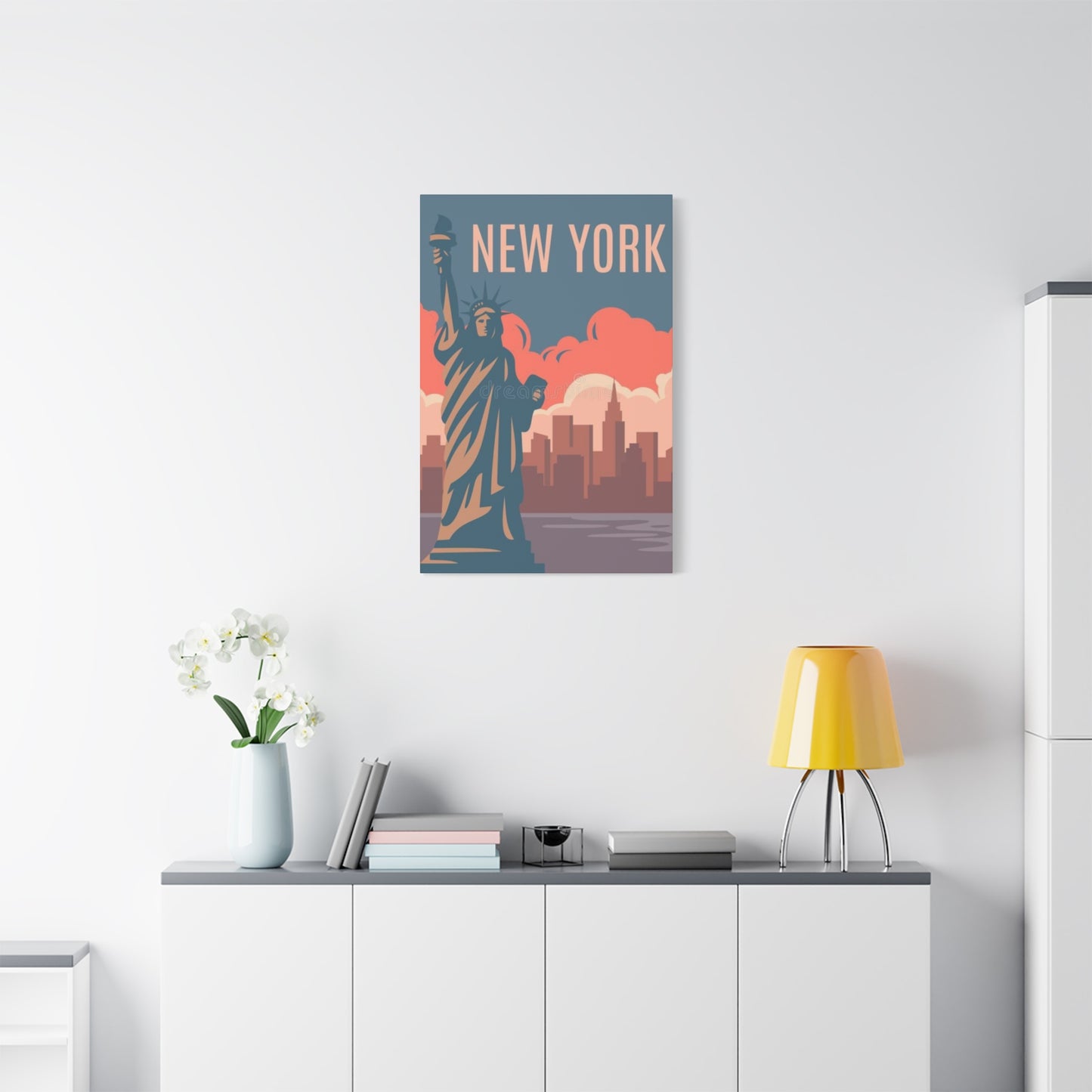 Poster Of Statue Of Liberty New York City Wall Art & Canvas Prints