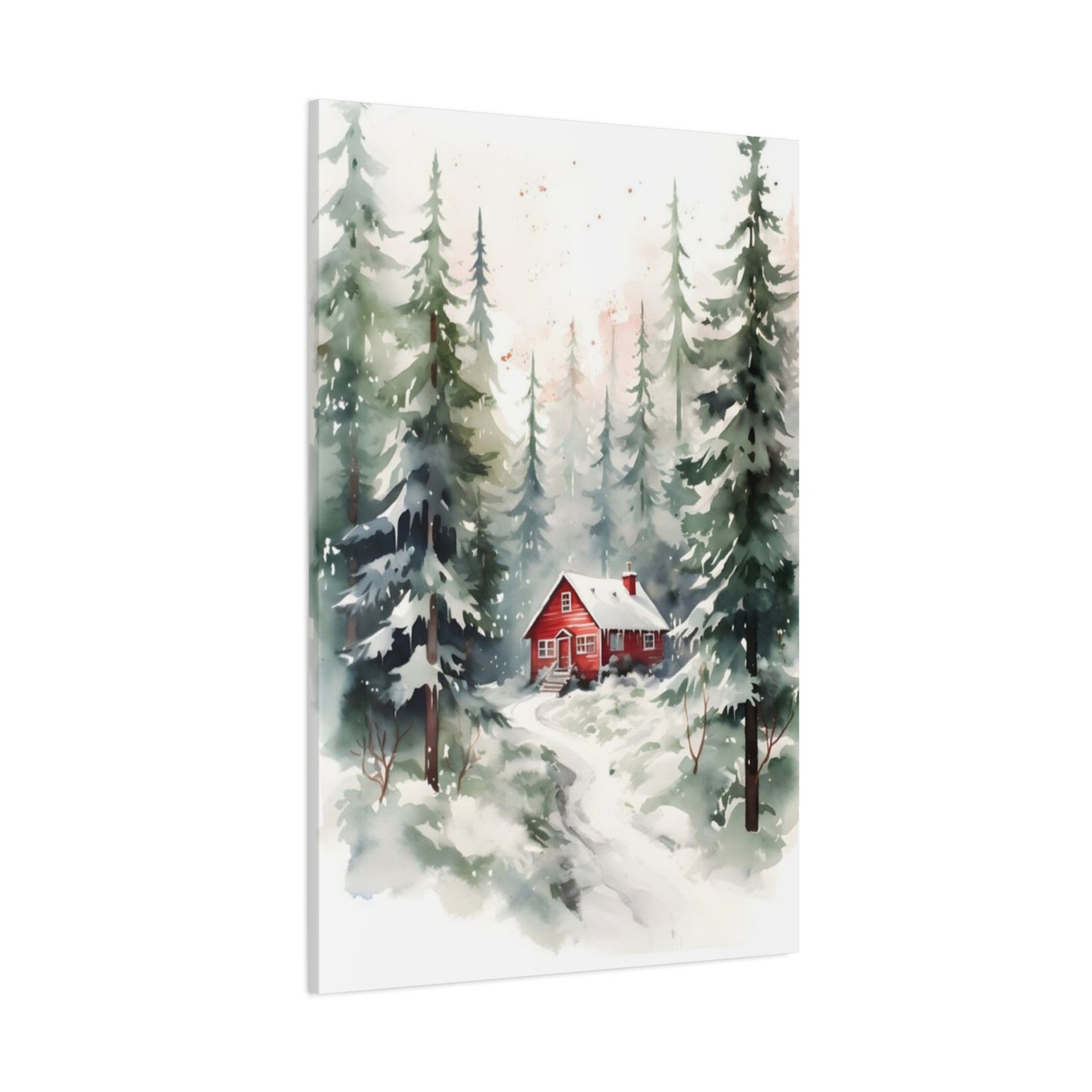 Red House In Wild Wall Art & Canvas Prints