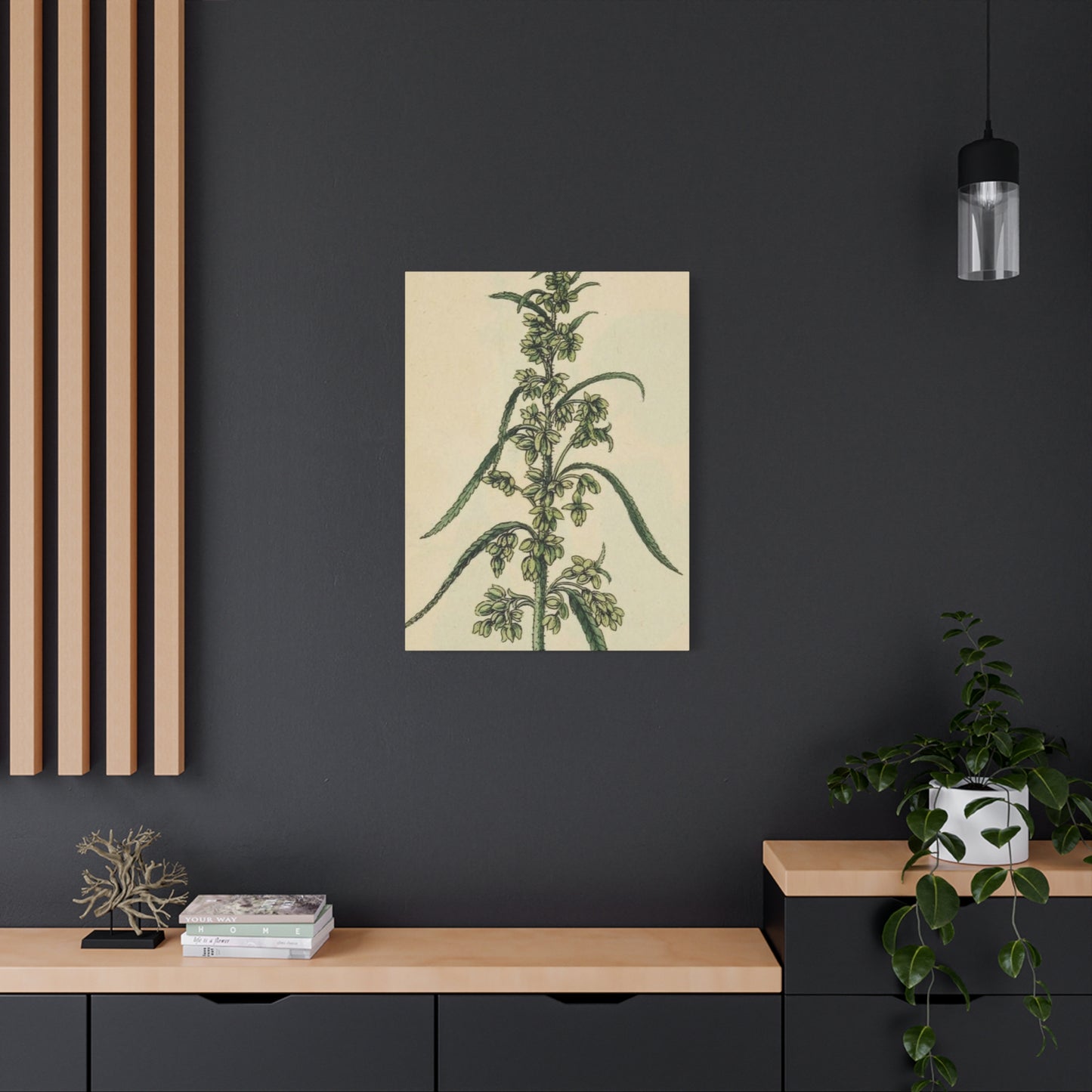 Plant Of Marijuana Wall Art & Canvas Prints