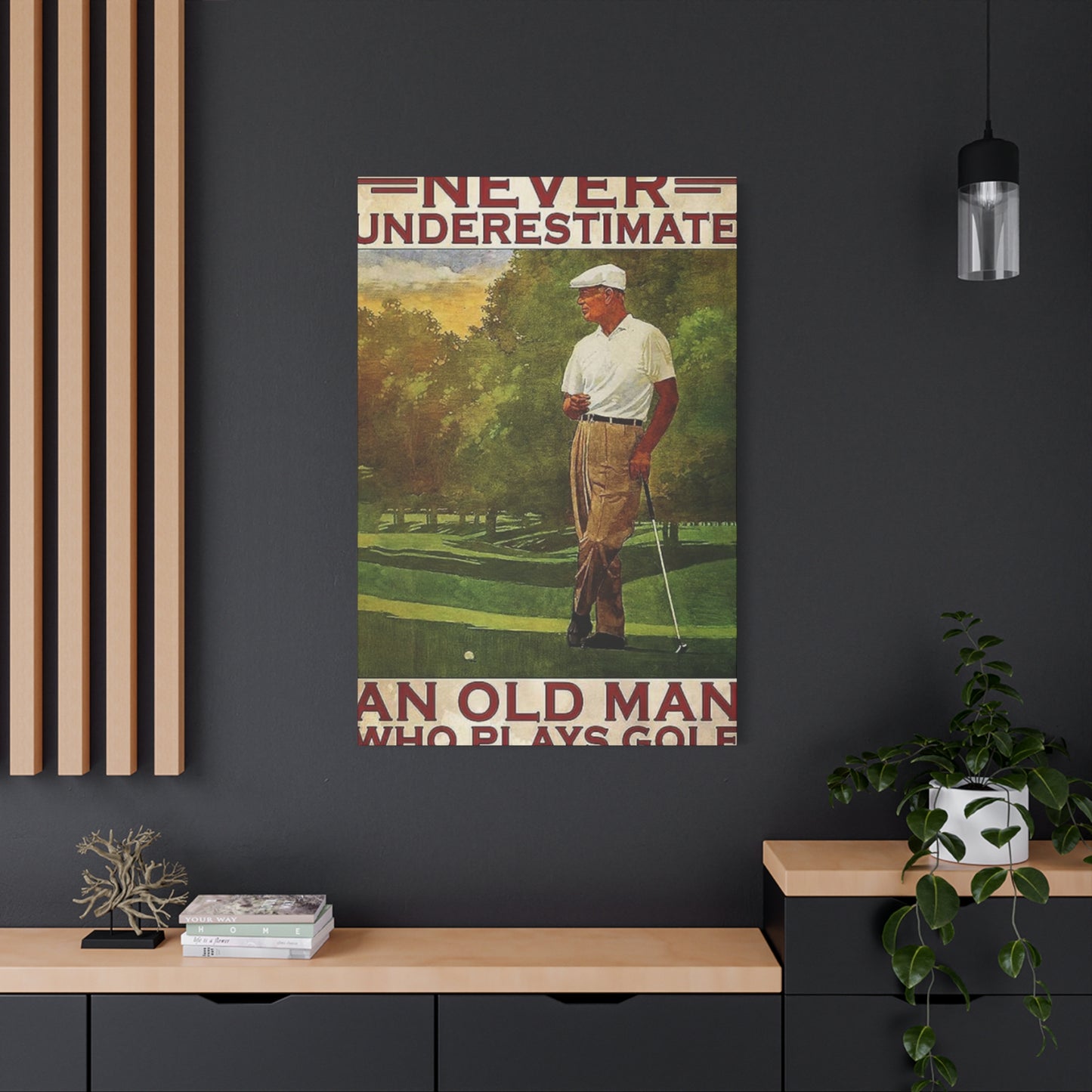 Golf Poster Man Cave Decor Wall Art & Canvas Prints