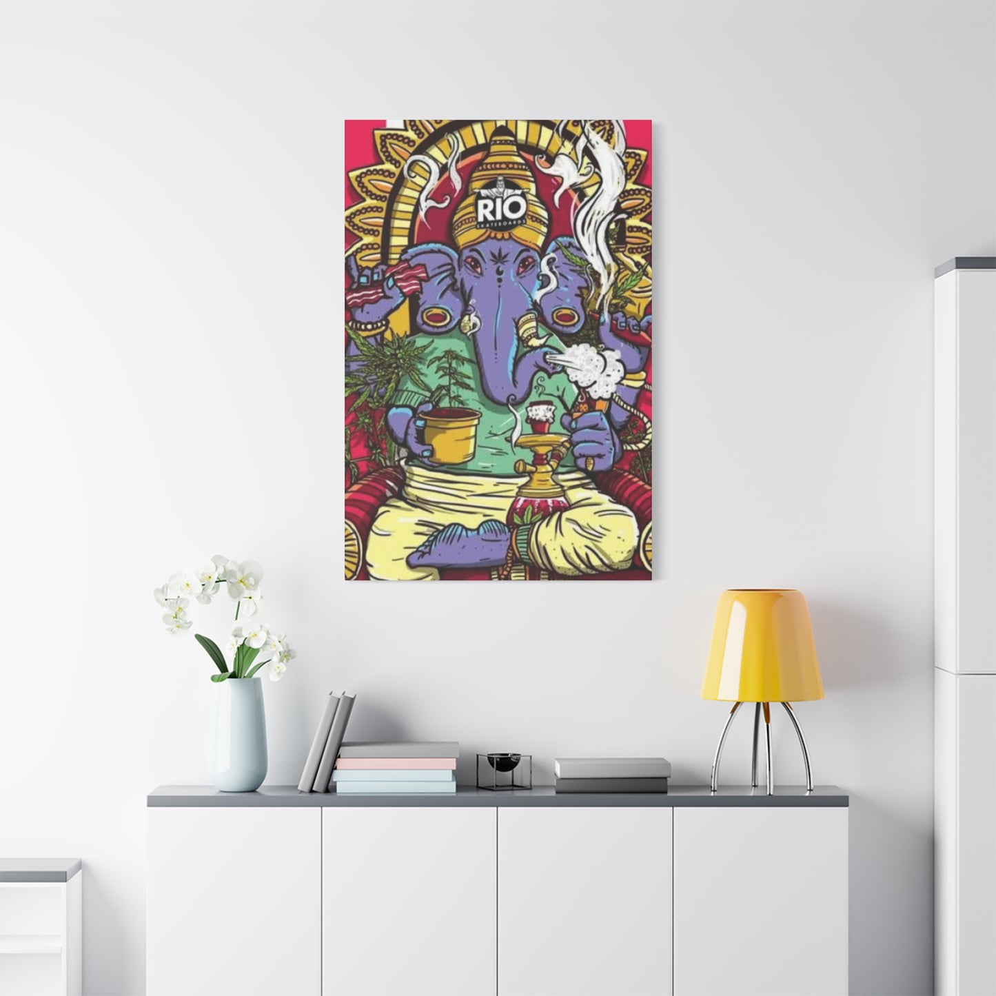 Hukkah Poster Marijuana Wall Art & Canvas Prints