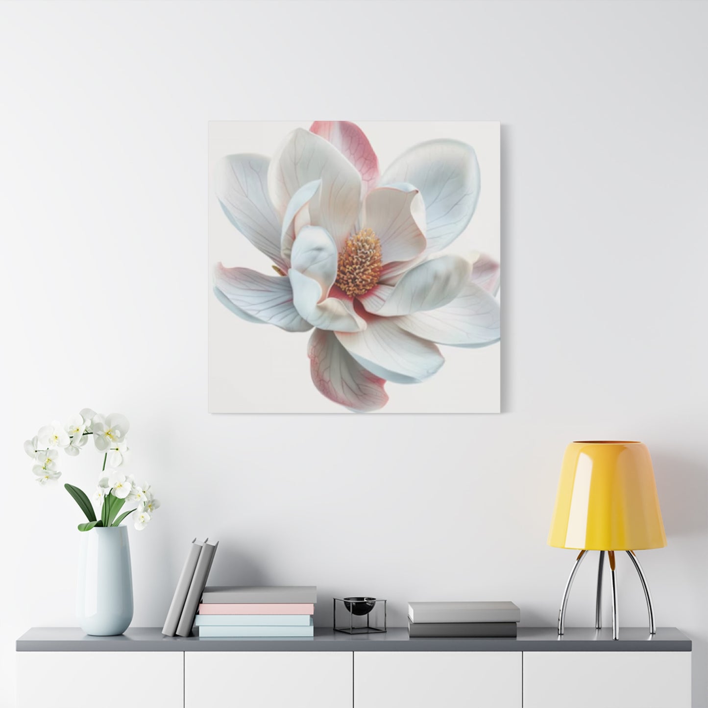 Pink Magnolia Flower Wall Art & Canvas Prints