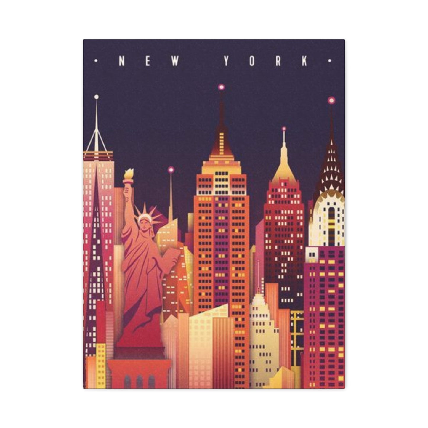 Streets Skyline Of New York City Wall Art & Canvas Prints