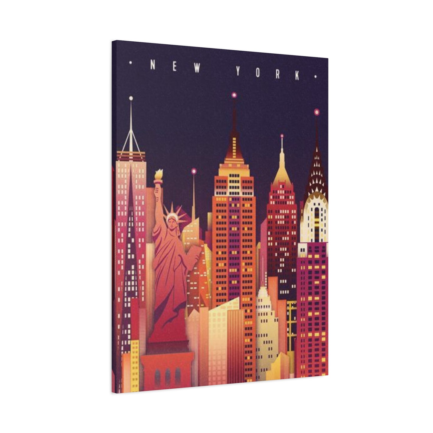 Streets Skyline Of New York City Wall Art & Canvas Prints