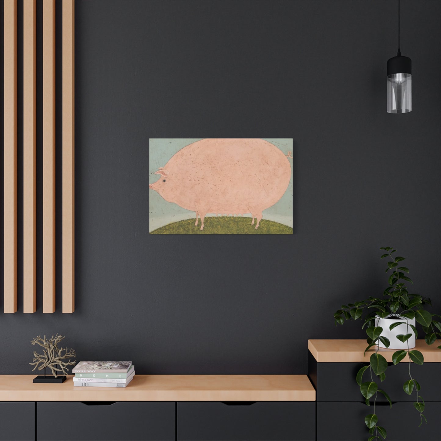 Fat Pig Kimble Warren Wall Art & Canvas Prints