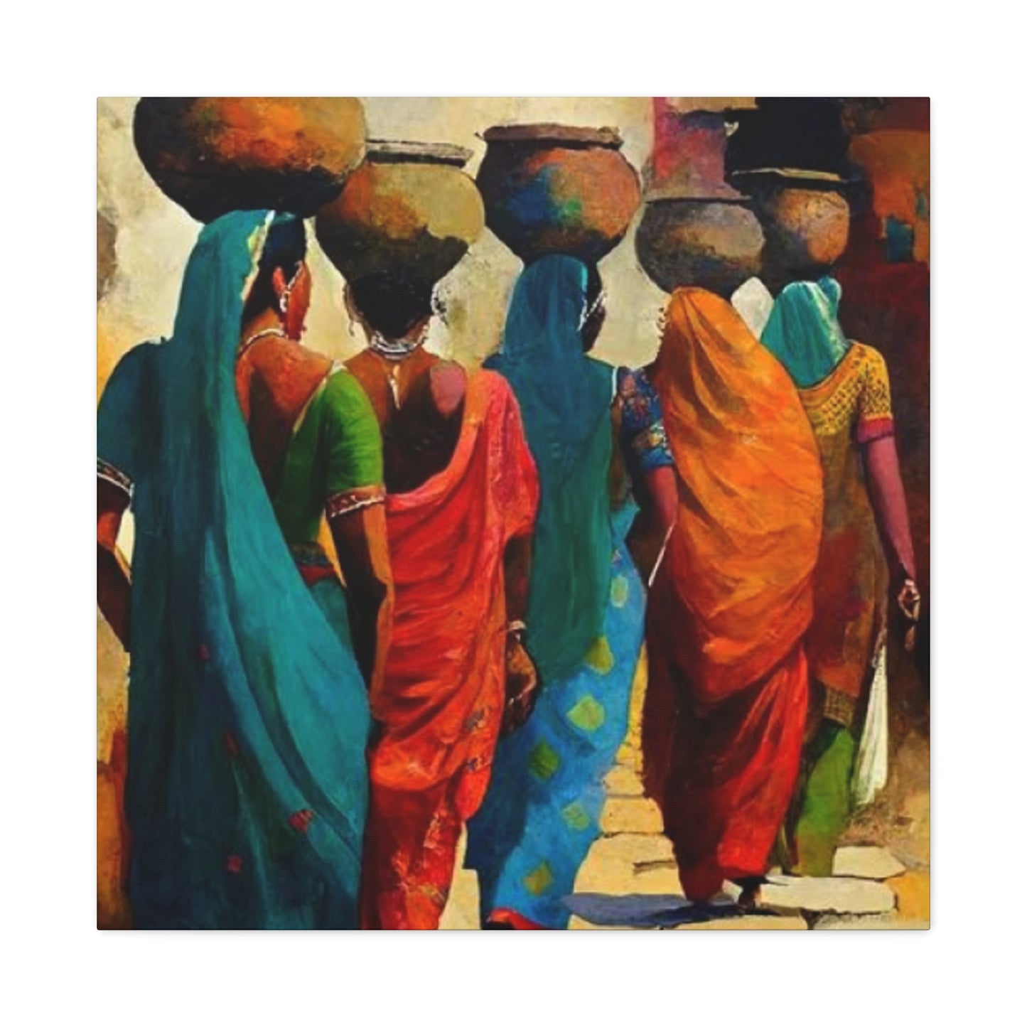 Indian Cultural Women Wall Art & Canvas Prints